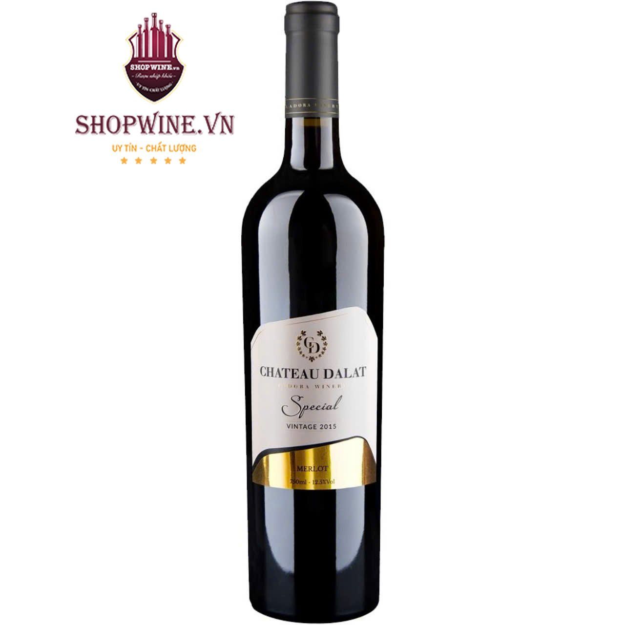 Rượu Vang Chateau Đà Lạt Special Merlot 750ml