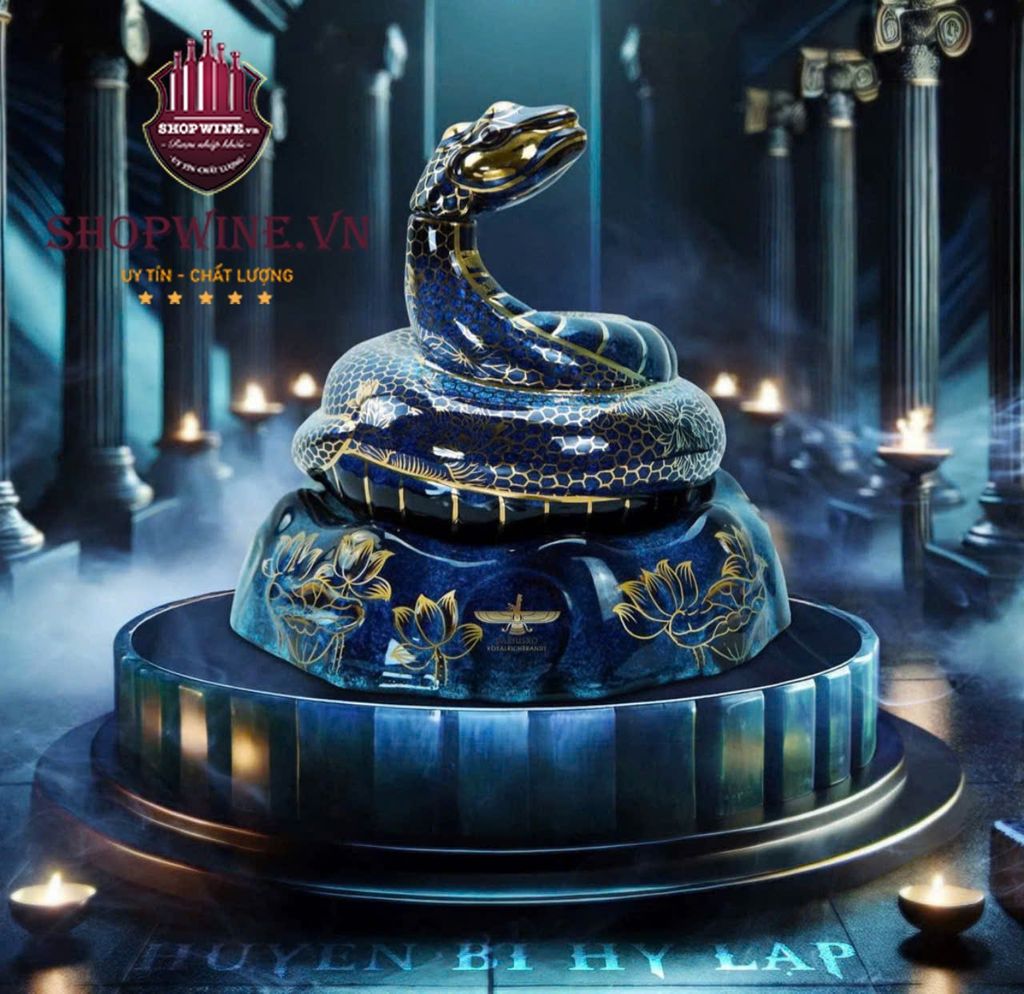 Rượu Con Rắn Sứ VIP Doha Royal Darius – Tỵ Vàng Doha