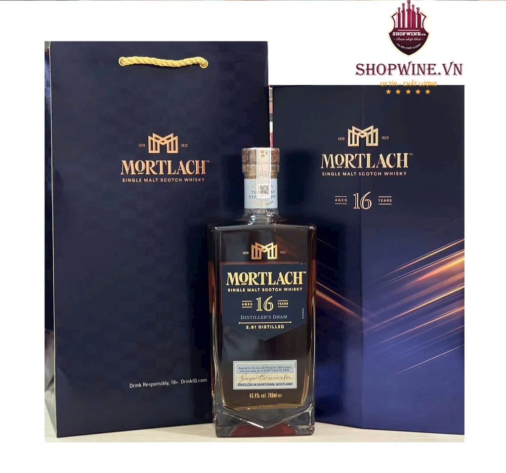 Rượu Mortlach 16 năm hộp quà tết 2025