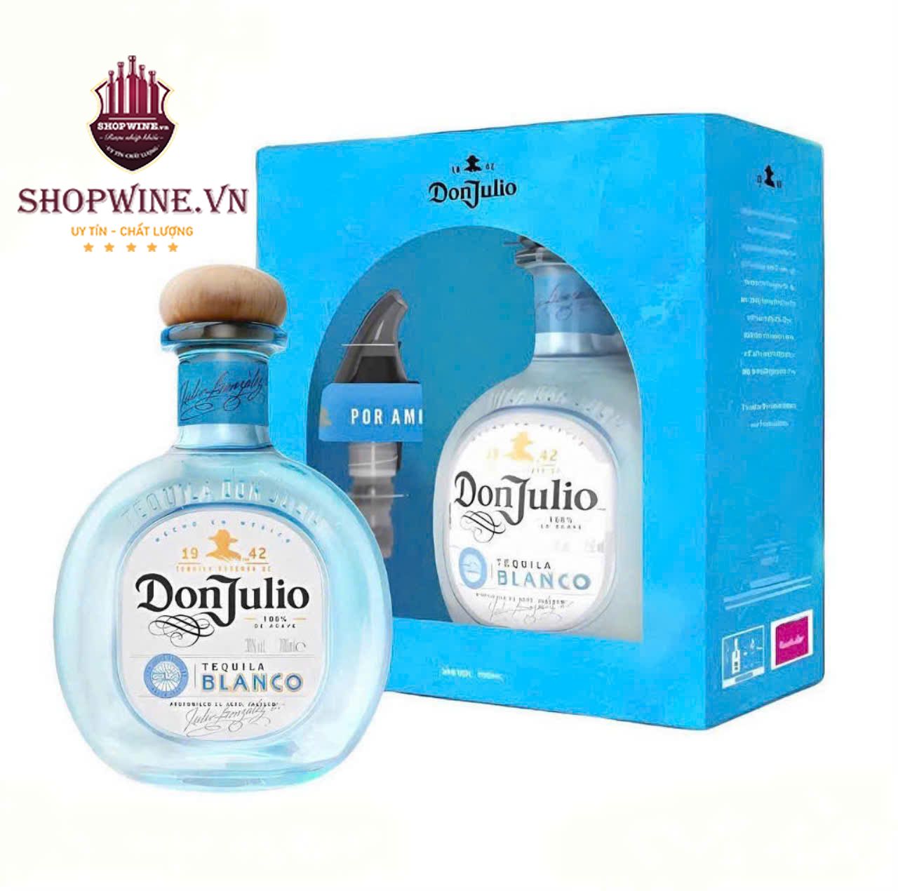 Rượu tequila Don Julio Blanco hộp quà tết 2025