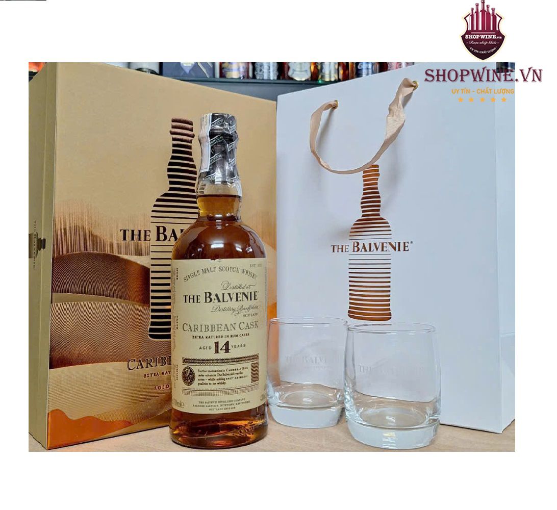 Rượu The Balvenie 14 năm Hộp quà Tết 2025