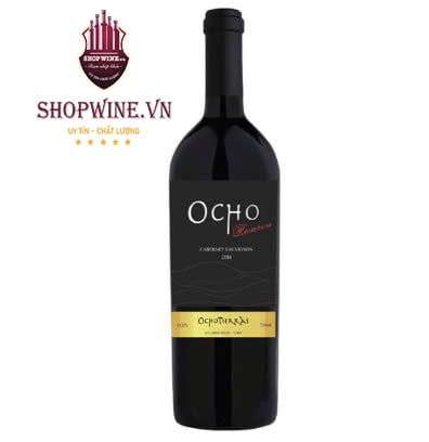 Rượu vang Ocho Reserva Cabernet Sauvignon