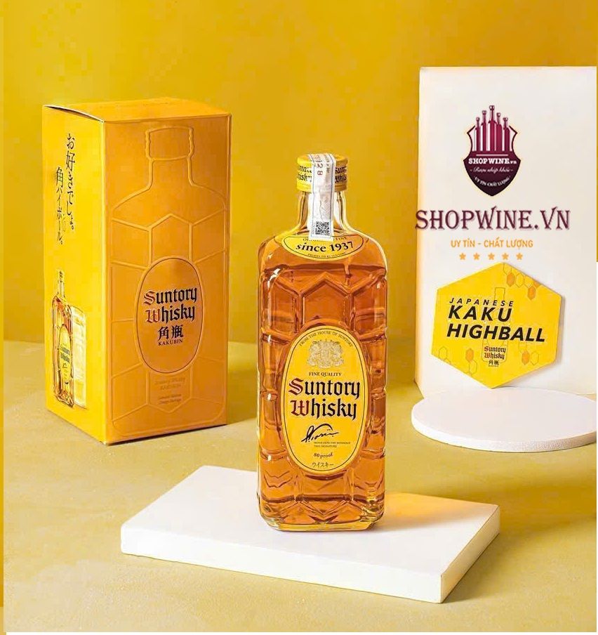 Rượu Suntory Whisky Kakubin Hộp Quà Tết 2025