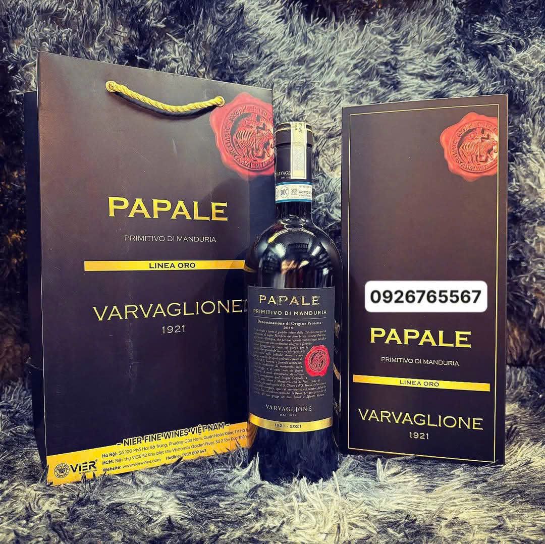 Rượu vang Papale Primitivo Di Manduria
