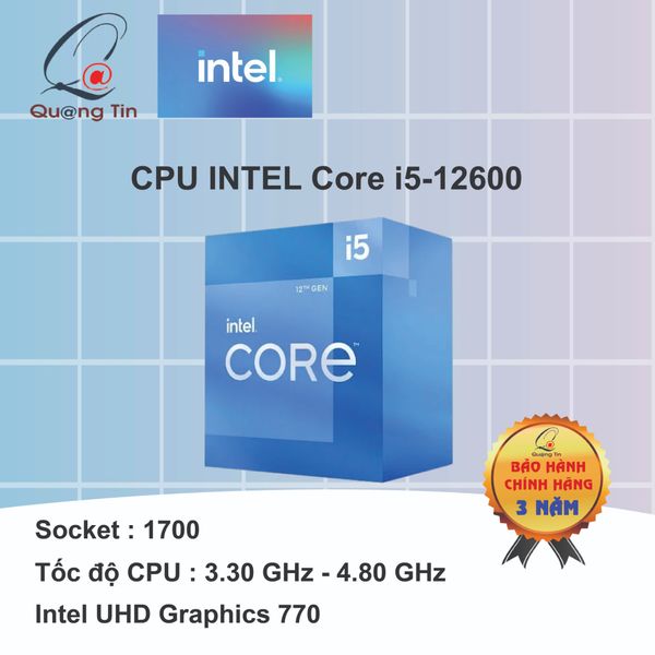 CPU Intel Core i5-12600 | 1700