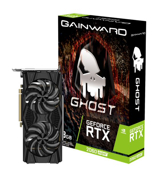 Card màn hình GAINWARD RTX2060SUPER GHOST 8GB GDDR6 256bit DVI HDMI DP (NE6206S018P2-1160X-1)