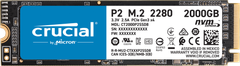 Ổ cứng SSD Crucial P2 2000GB 3D NAND NVMe PCIe M.2 CT2000P2SSD8 Chính hãng