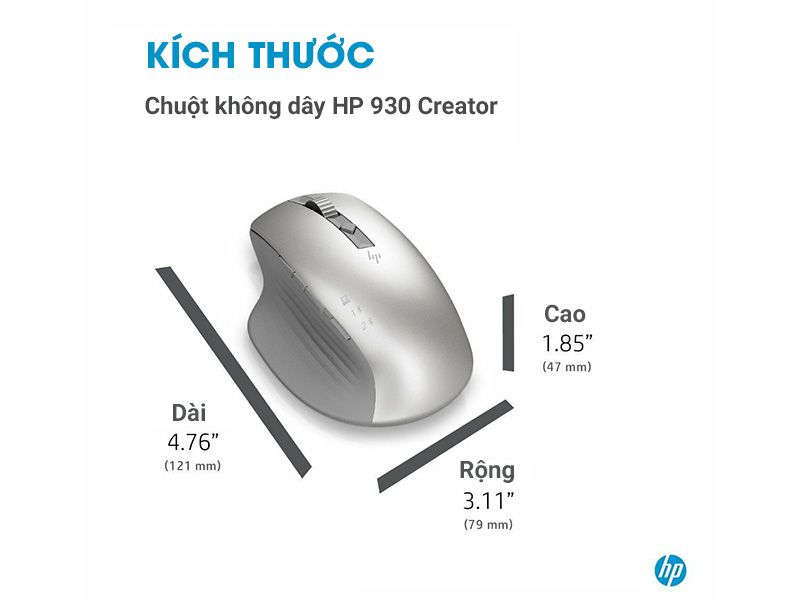 Chuột không dây HP 930 Creator Wireless 1D0K9AA