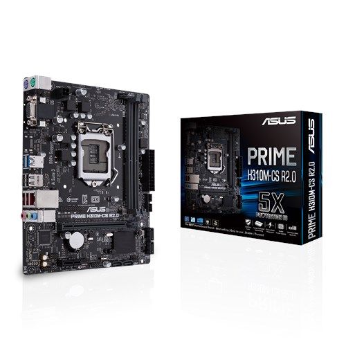 Main Asus H310M-CS R2.0 (Chipset Intel H310/ Socket LGA1151, 2 khe Ram DDR4)