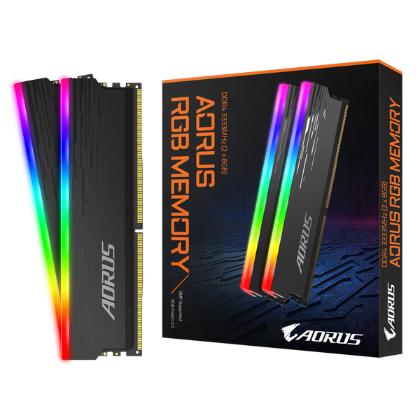 Ram Desktop Gigabyte Aorus RGB Memory DDR4 16GB (2x8GB) 3333MHz (GP-ARS16G33) - Chính hãng