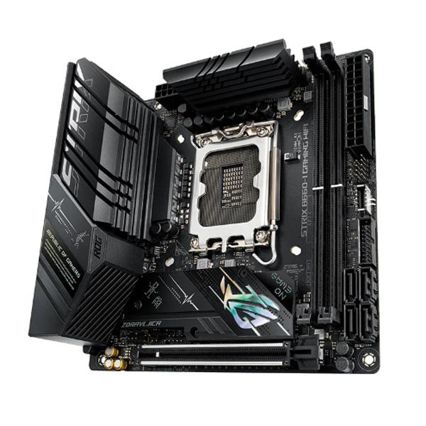 Mainboard Asus  Rog Strix B660-I Gaming Wifi (Intel B660, Socket 1700, ATX, 4 khe RAM DDR5)