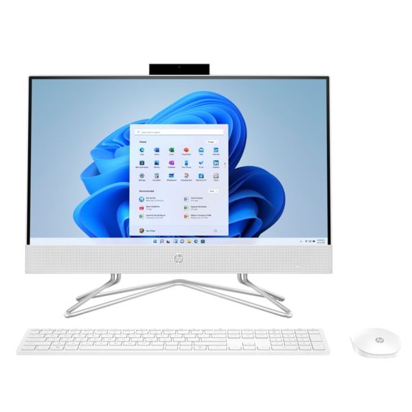 Máy tính All in one HP 22-dd2042d 9A8J7PA (Core i5 1235U/ 16GB/ 512GB SSD/ 21.5Inch/ Windows 11 Home/ White)