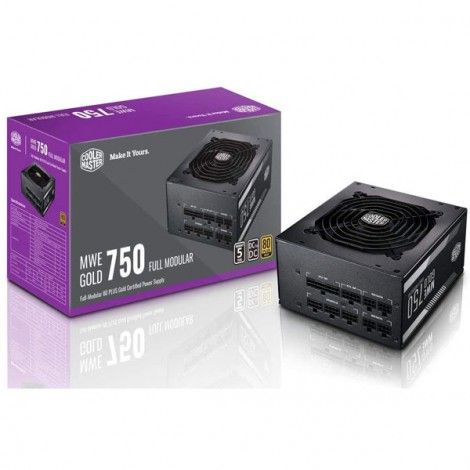 Nguồn Cooler master MWE GOLD 750 - V2  Fully modular