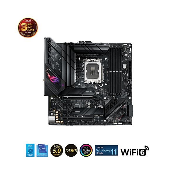 Mainboard Asus Rog Strix B660-G Gaming Wifi (Intel B660, Socket 1700, ATX, 4 khe RAM DDR5)