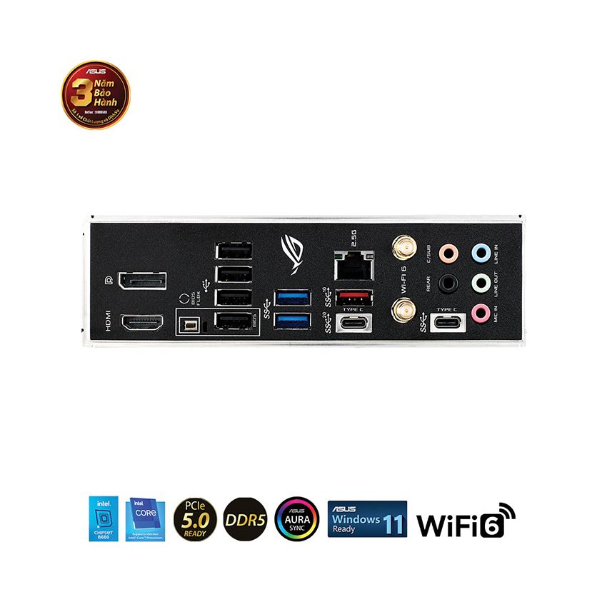 Mainboard Asus Rog Strix B660-G Gaming Wifi (Intel B660, Socket 1700, ATX, 4 khe RAM DDR5)