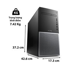 Máy tính để bàn Dell XPS 8950 70297321 (i7-12700 | 16GB | 512GB SSD_1TB | DVDRW | GTX1660Ti 6GB | WLan_BT | KB_M | Office_Win11 | 1Yr)