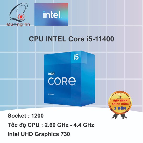 CPU INTEL Core i5-11400 | 1200