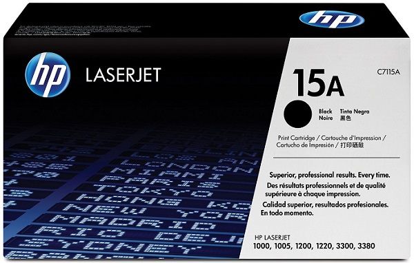 Mực in Chính Hãng HP 15A Black LaserJet Toner Cartridge (C7115A)