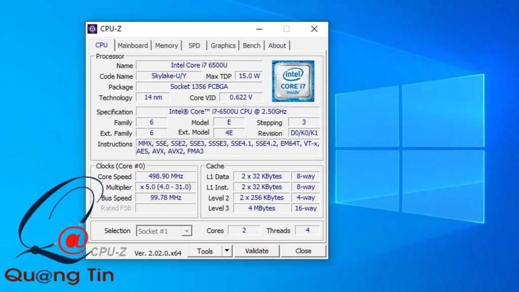 Laptop Dell Inspiron 5559 I7 6500U | Ram 4GB | SSD 128GB | VGA on | BH 6 tháng