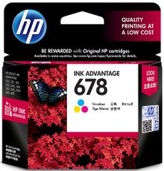 Mực in Chính hãng HP 678 Tri color Ink Cartridge (CZ108AA)