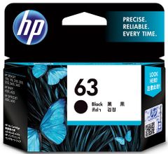 Mực in phun Chính hãng HP 63 Black Original Ink Cartridge (F6U62AA)