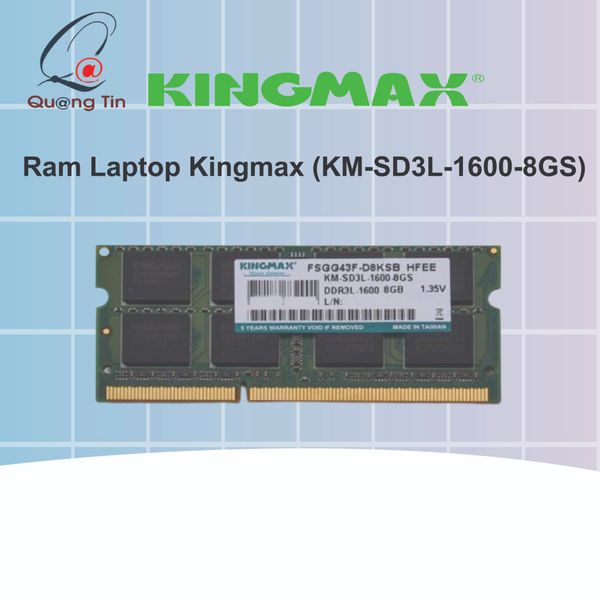 Ram Laptop Kingmax DDR3L 8GB 1600MHz KM-SD3L-1600-8GS - Chính hãng