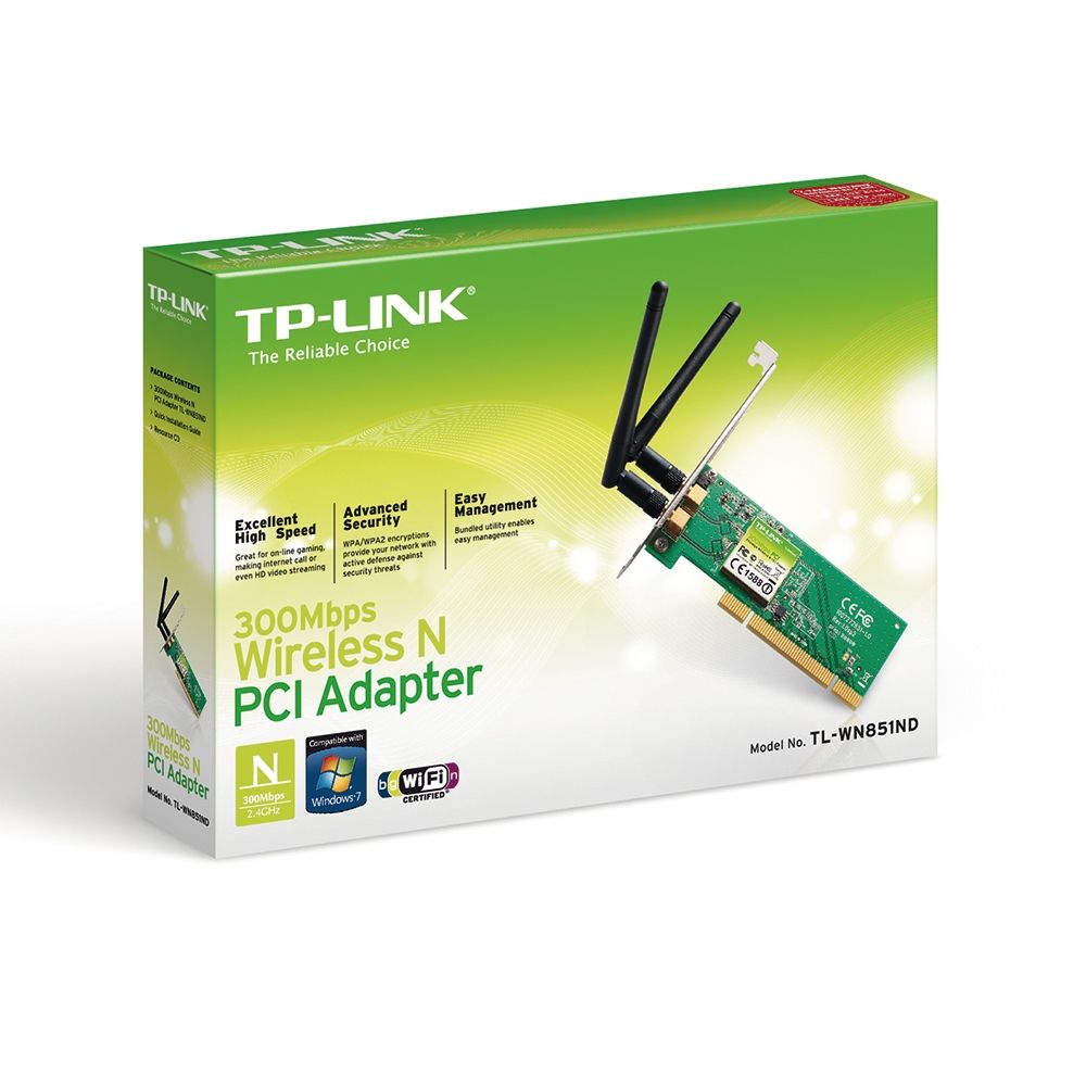 Card mạng Wireless TPLink TL-WN851ND Chính hãng