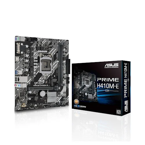 Mainboard Asus Prime H410M-E/CSM (Intel H410, Socket 1200, m-ATX, 2 khe Ram DDR4)