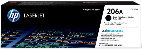 Mực in Chính hãng HP 206A Black Original Laser Toner Cartridge (W2110A)