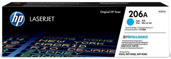 Mực in Chính hãng HP 206A Cyan Original Laser Toner Cartridge (W2111A)
