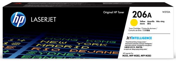 Mực in Chính hãng HP 206A Yellow Original Laser Toner Cartridge (W2112A)