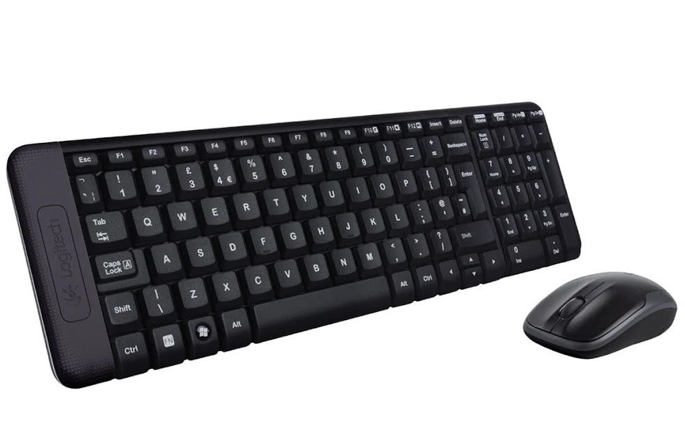 Bộ bàn phím chuột không dây Logitech MK220 USB