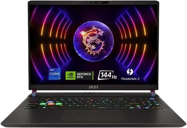 Laptop MSI Vector GP68 HX 13VH 252VN | CPU i9-13950HX | RAM 16GB DDR5 | SSD 1TB PCle | VGA RTX 4080 12GB | 16.0 FHD+ IPS & 144Hz | Win11