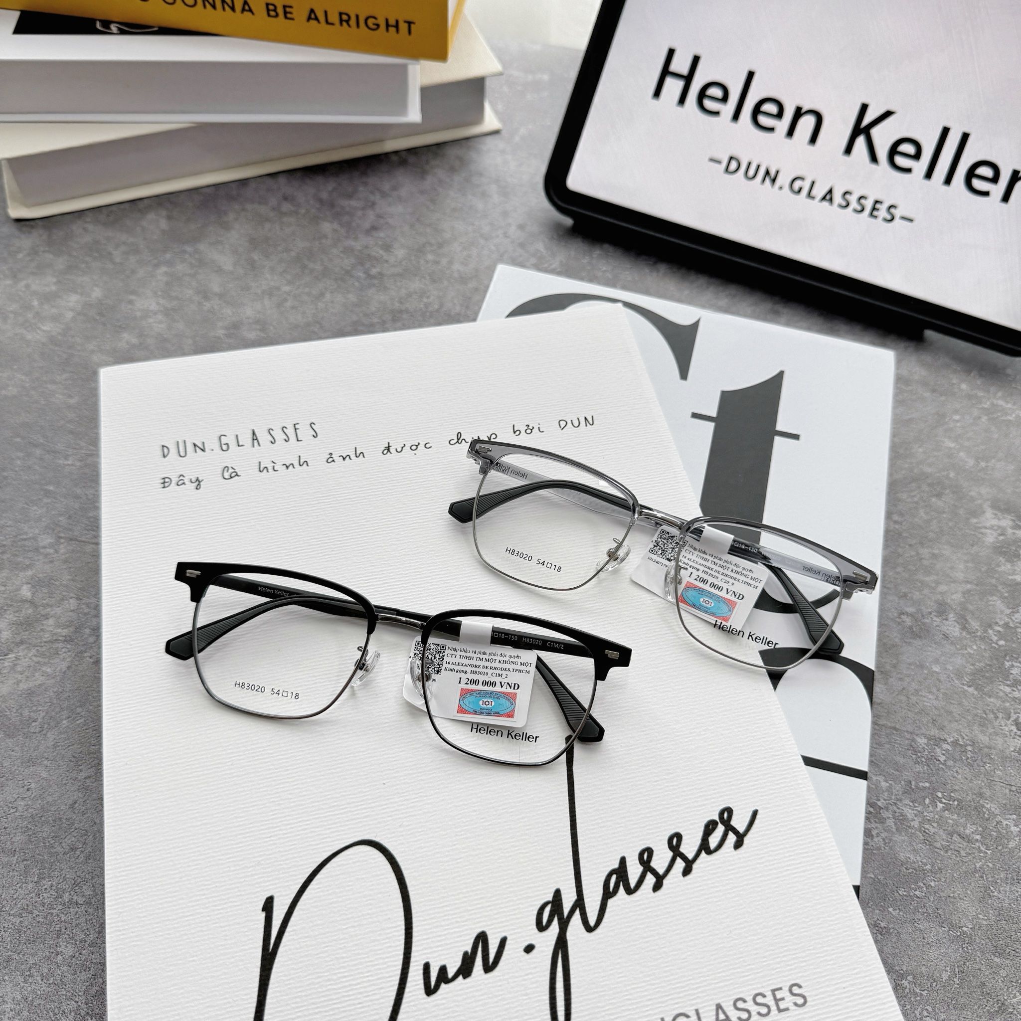 Mắt kính nửa gọng Helen Keller H83020
