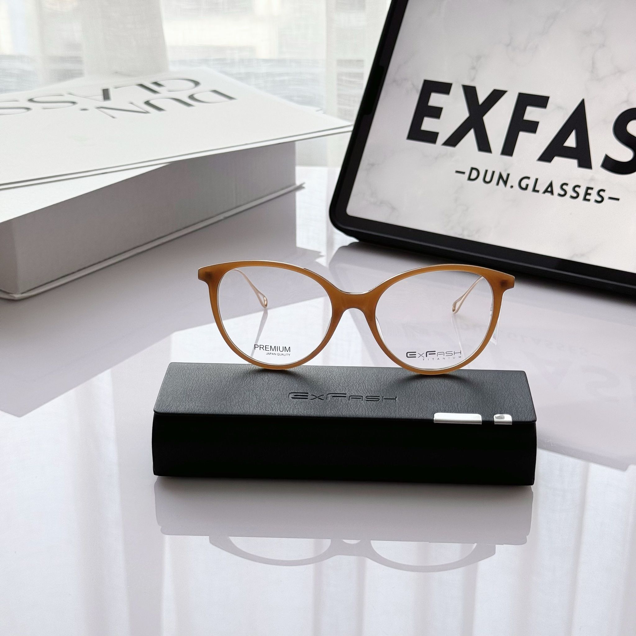 Gọng kính mắt mèo Exfash EF73265T