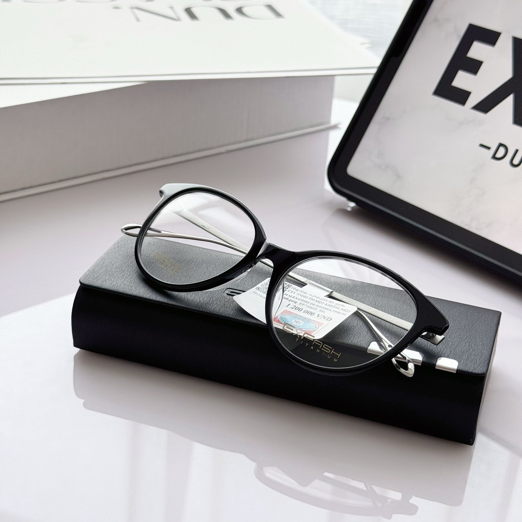 Gọng kính mắt mèo Exfash EF73265T
