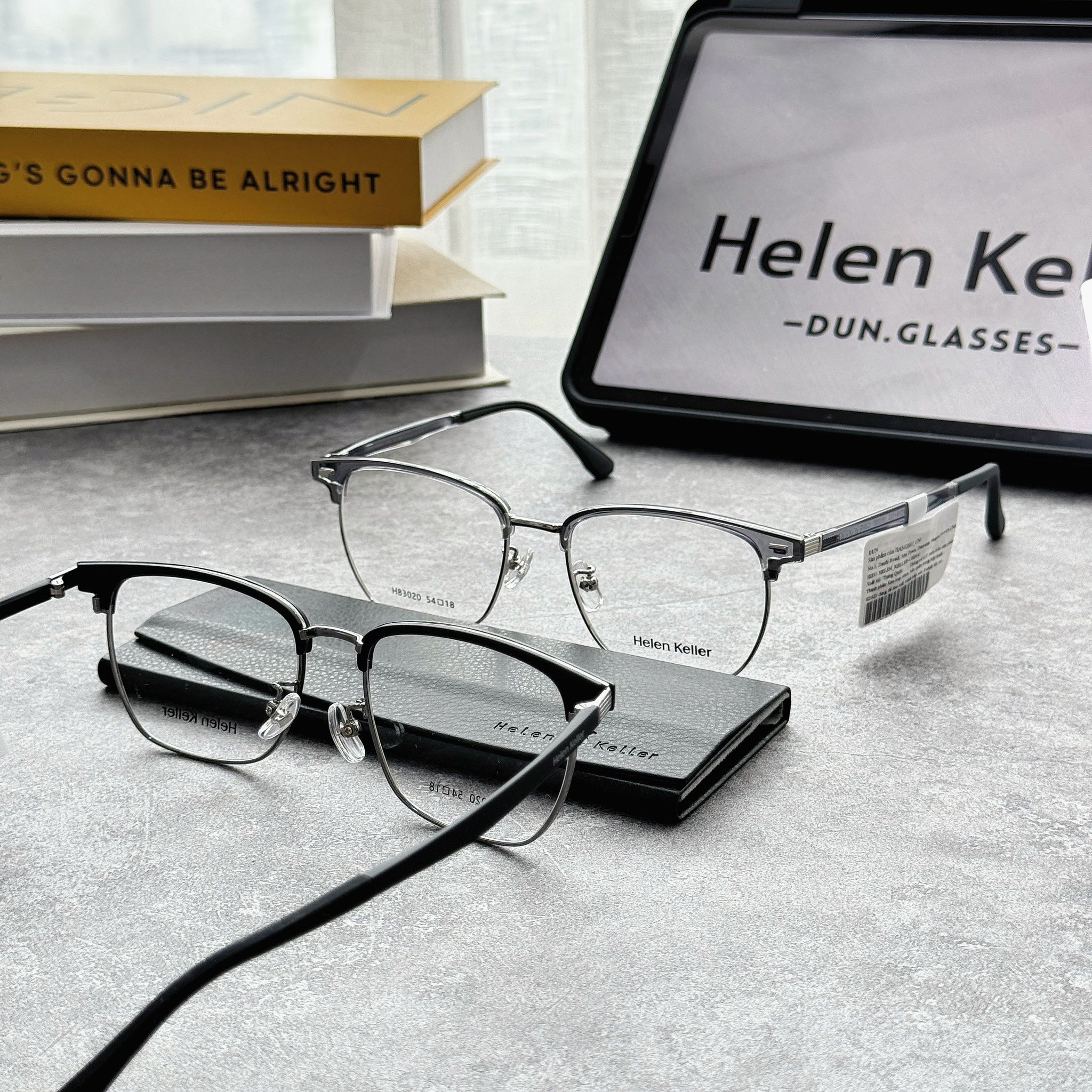 Mắt kính nửa gọng Helen Keller H83020
