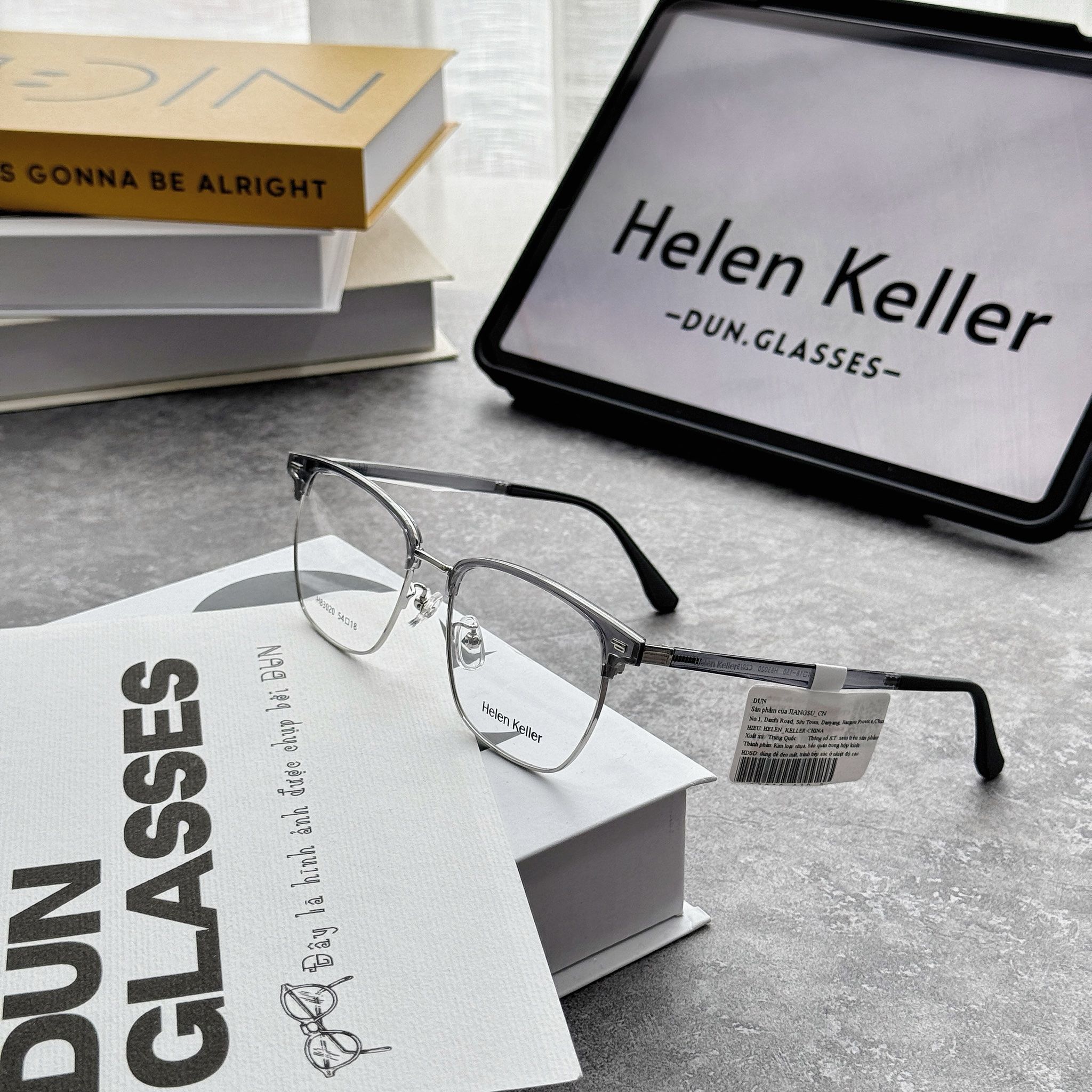 Mắt kính nửa gọng Helen Keller H83020