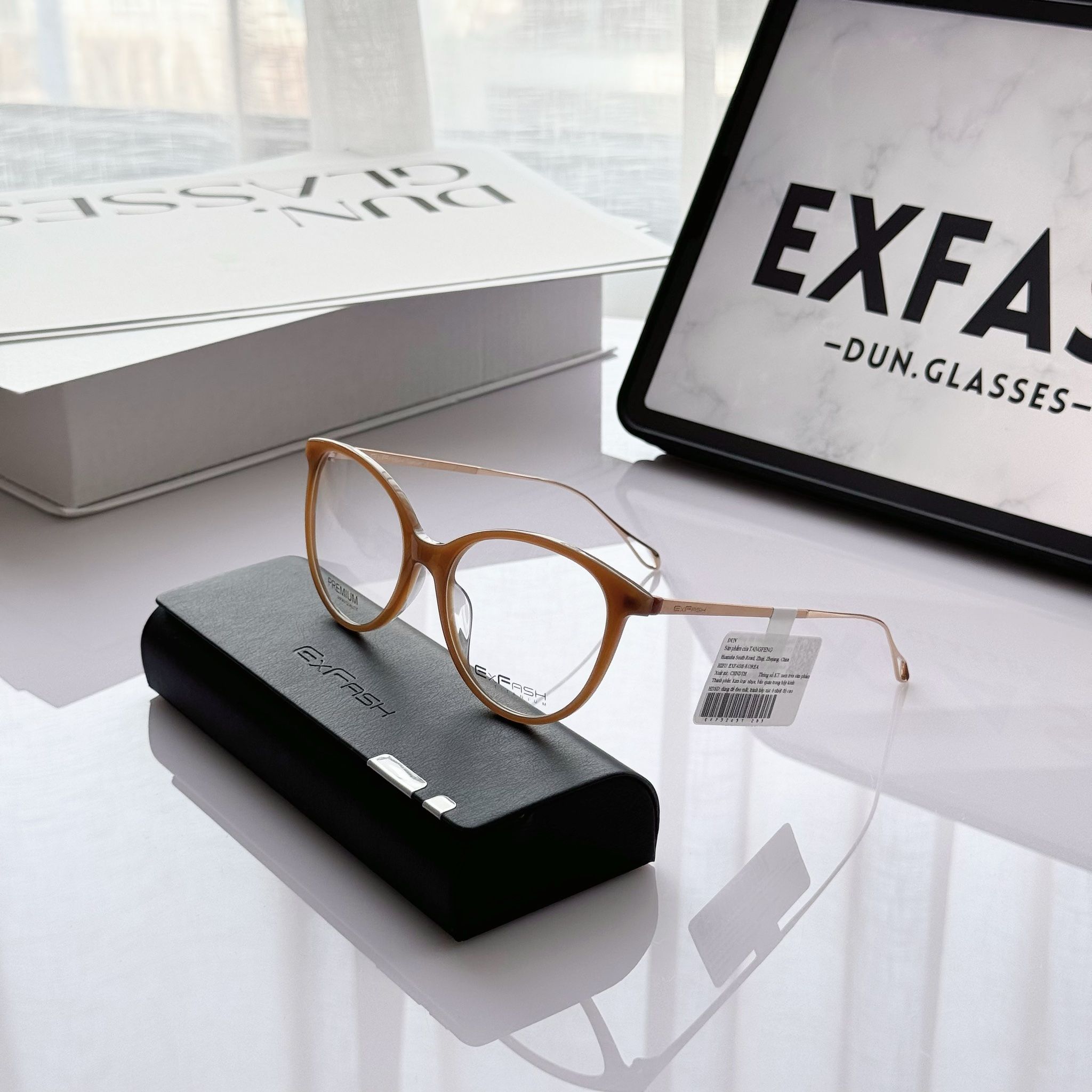 Gọng kính mắt mèo Exfash EF73265T