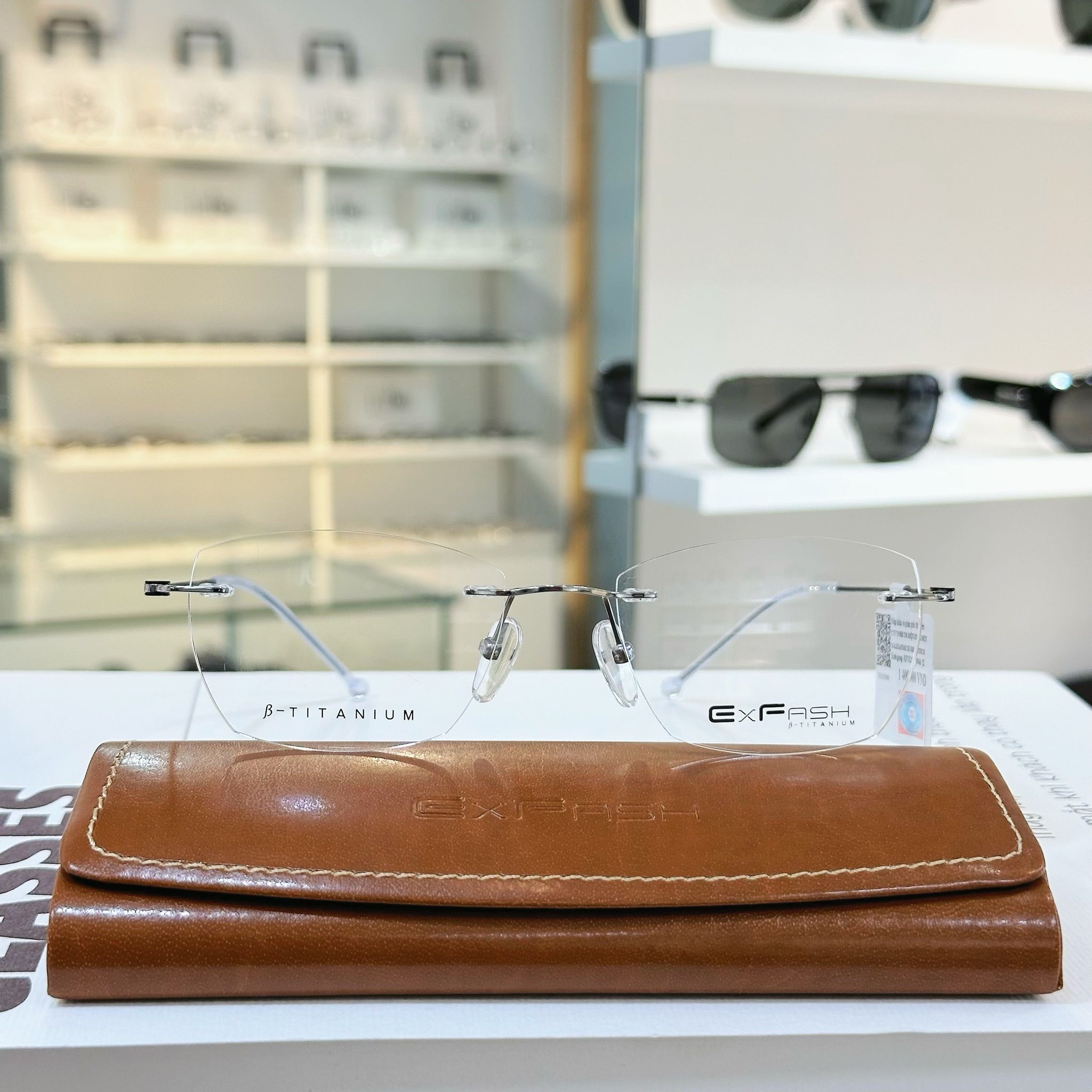 Mắt kính không viền Exfash EF33215T