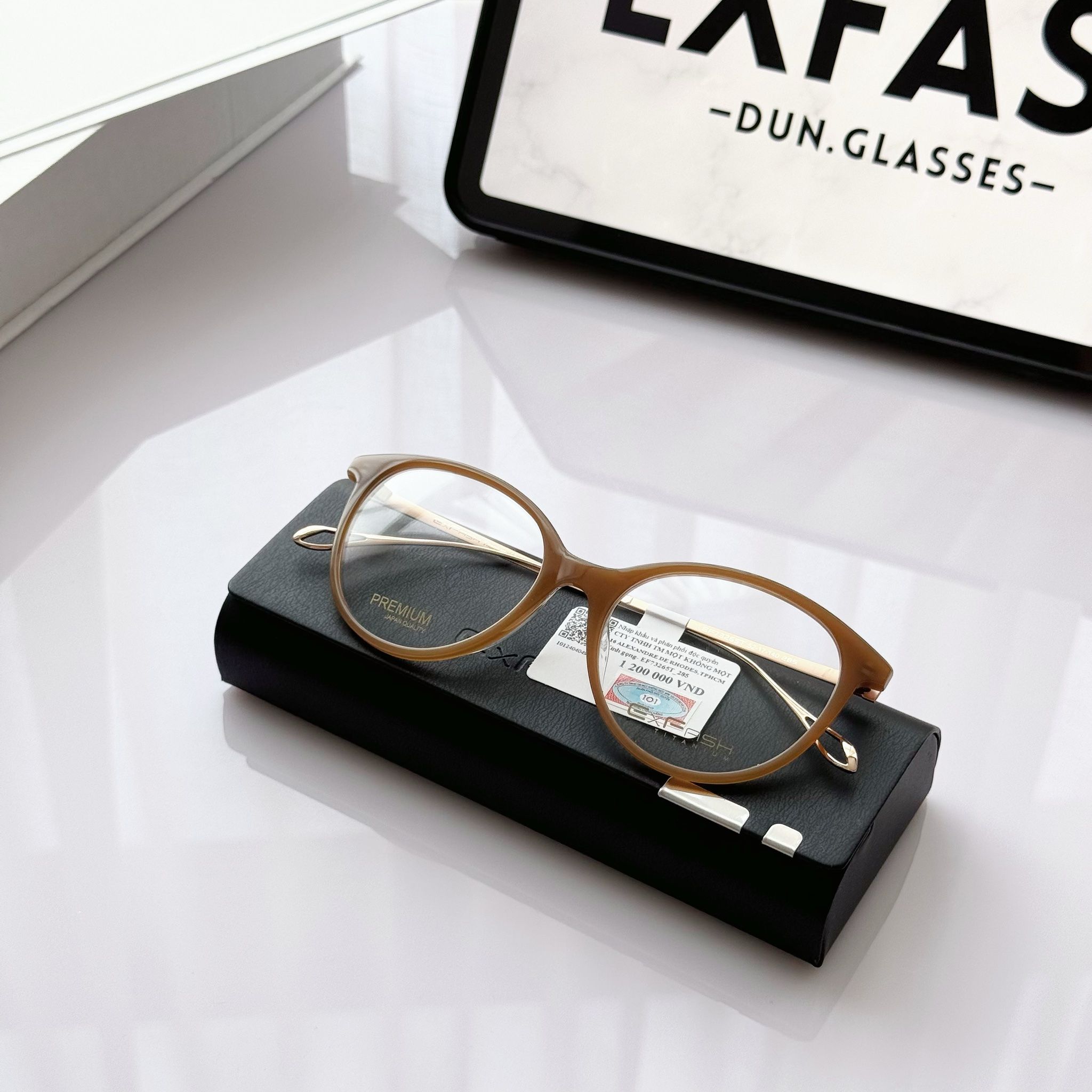 Gọng kính mắt mèo Exfash EF73265T