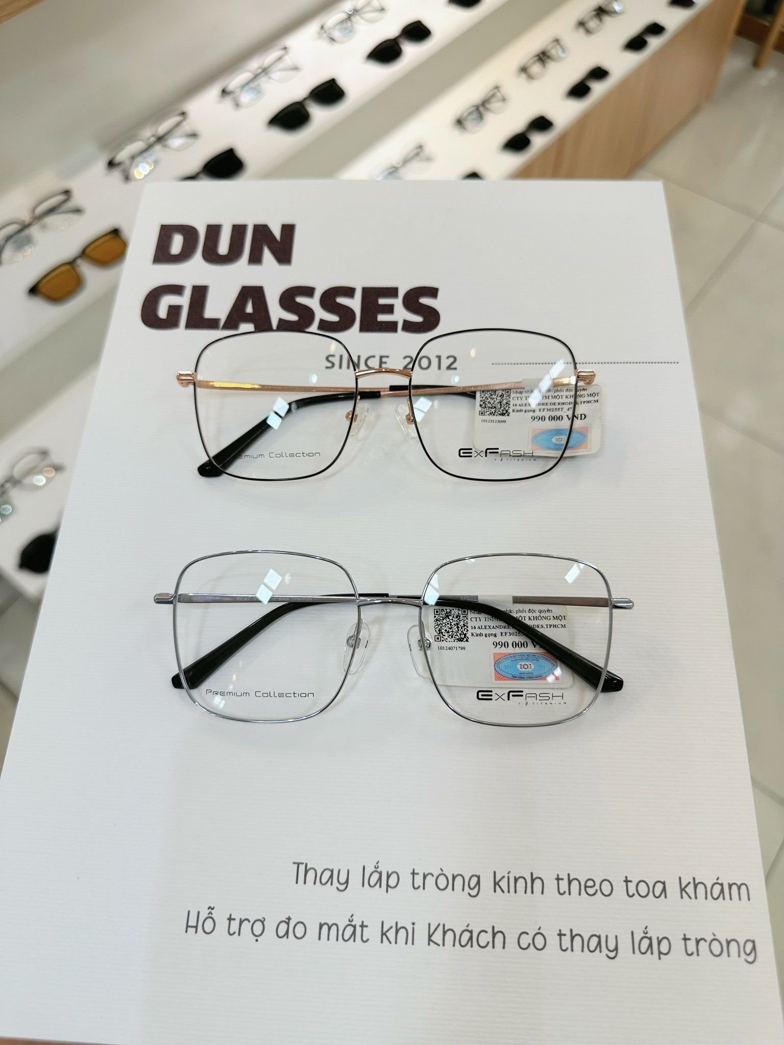Mắt kính Exfash EF30255T