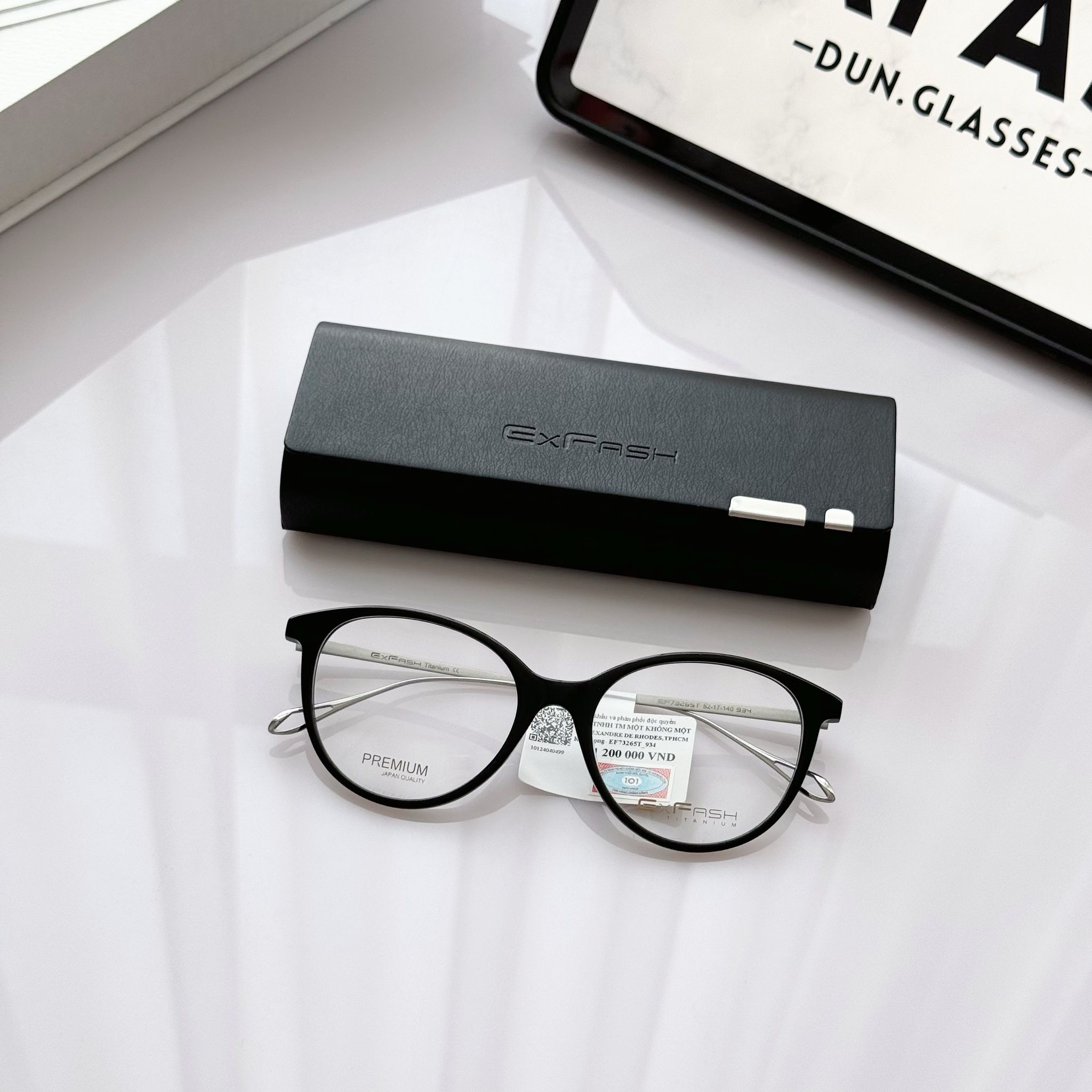 Gọng kính mắt mèo Exfash EF73265T