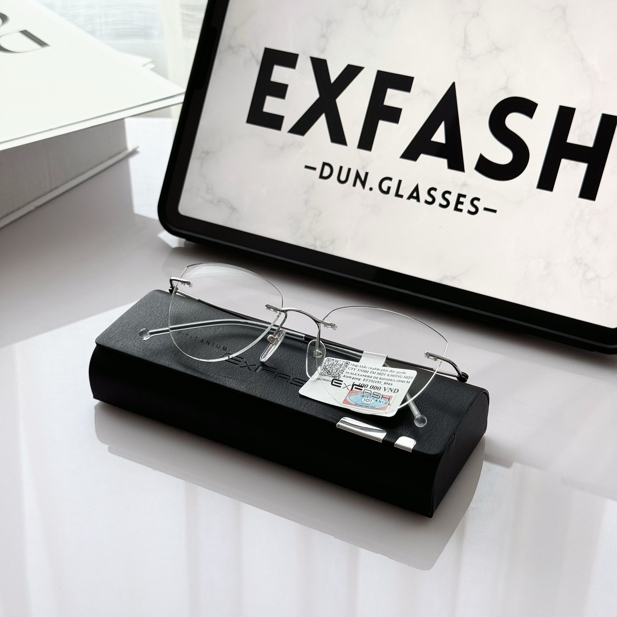 Mắt kính không viền Exfash EF33219T_894A