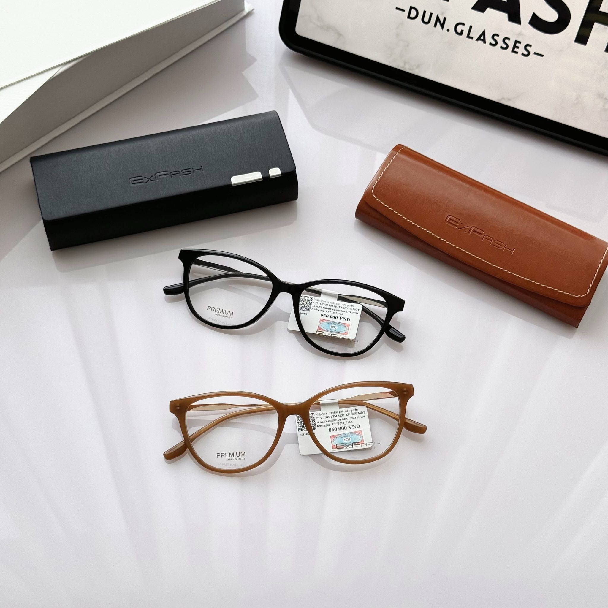 Gọng kính mắt mèo Exfash EF73552