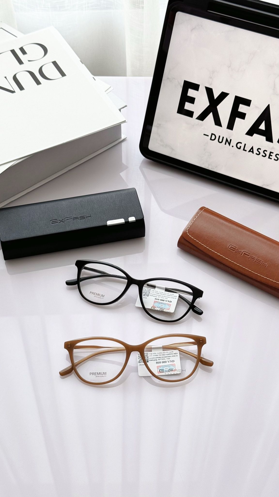 Gọng kính mắt mèo Exfash EF73552