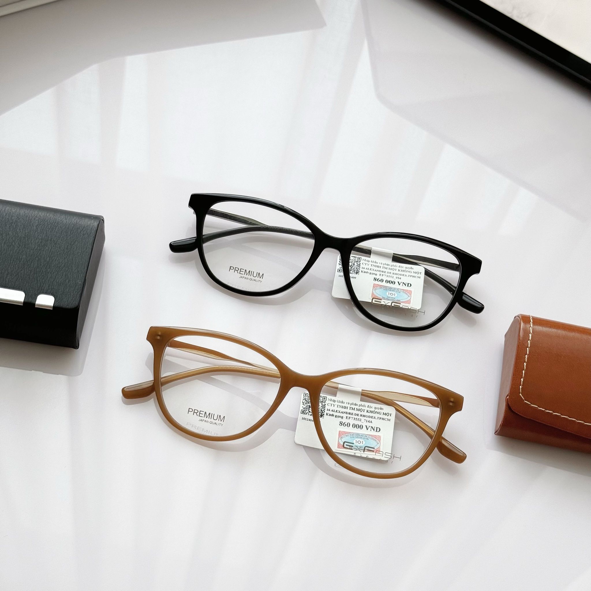 Gọng kính mắt mèo Exfash EF73552