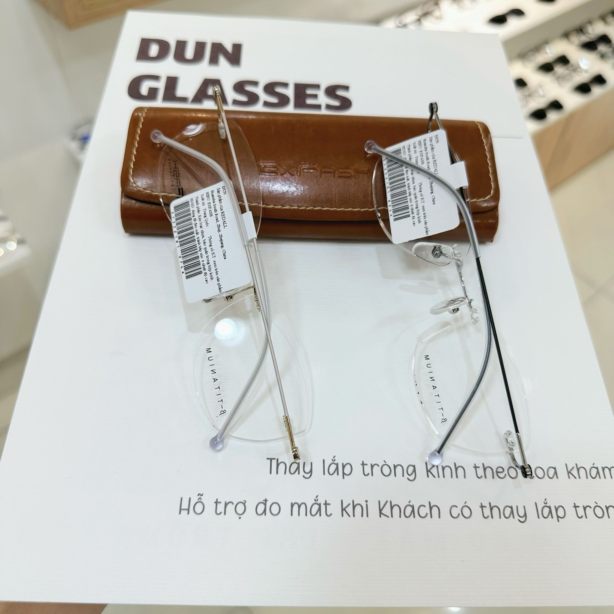 Mắt kính không viền Exfash EF33218T