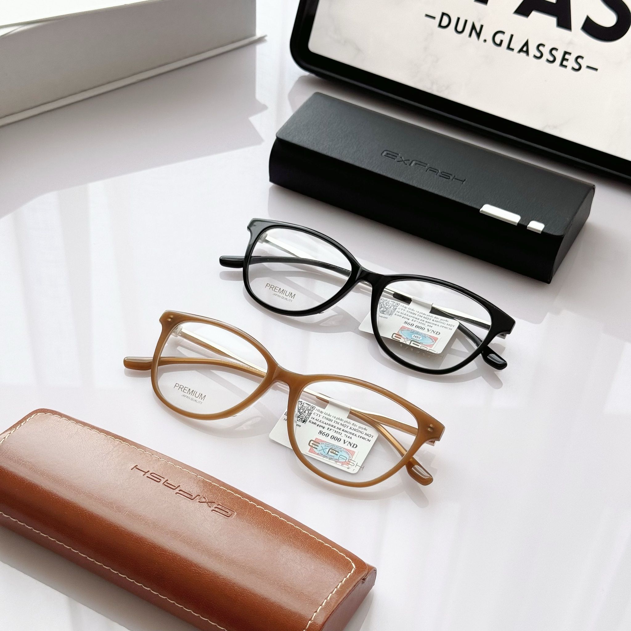 Gọng kính mắt mèo Exfash EF73552