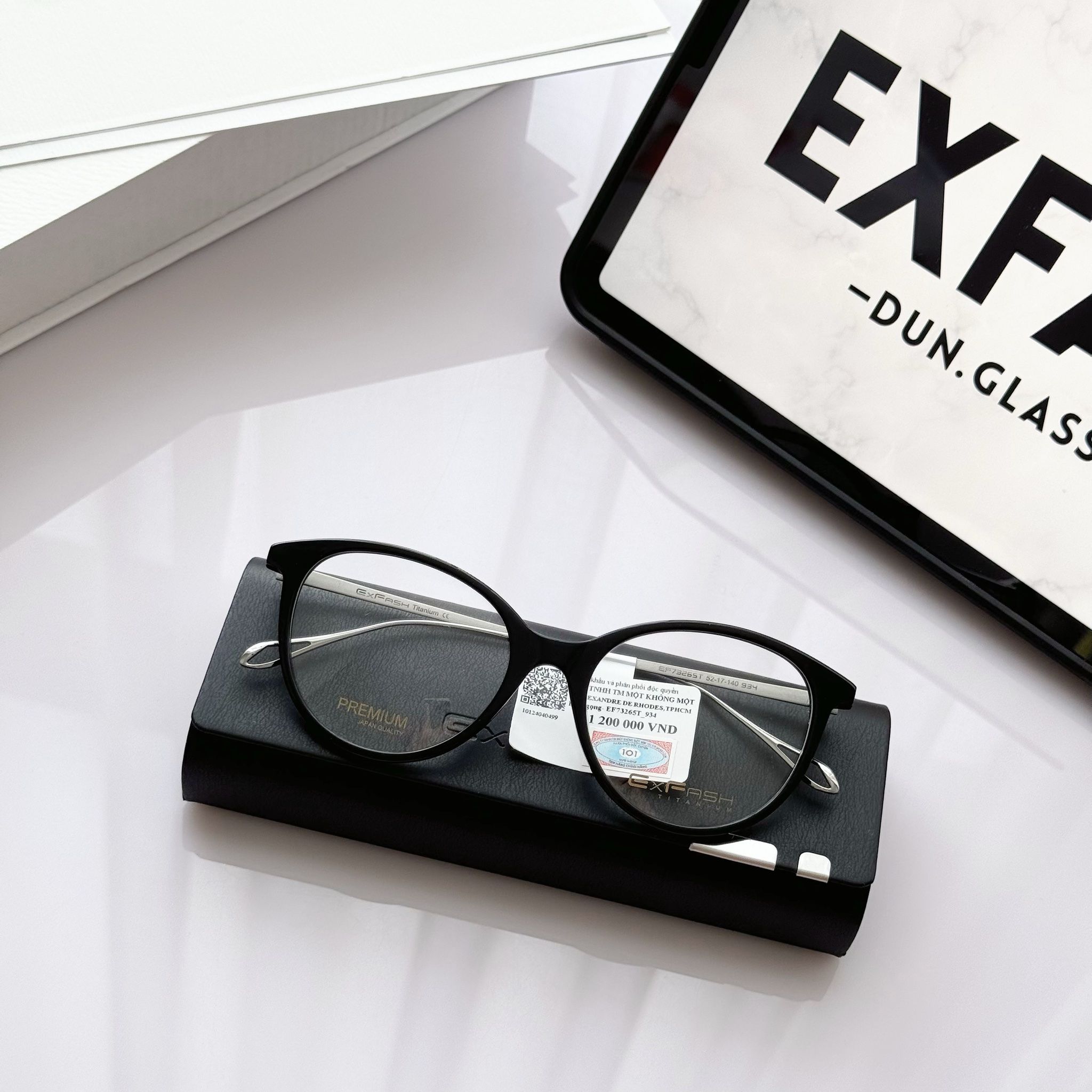 Gọng kính mắt mèo Exfash EF73265T